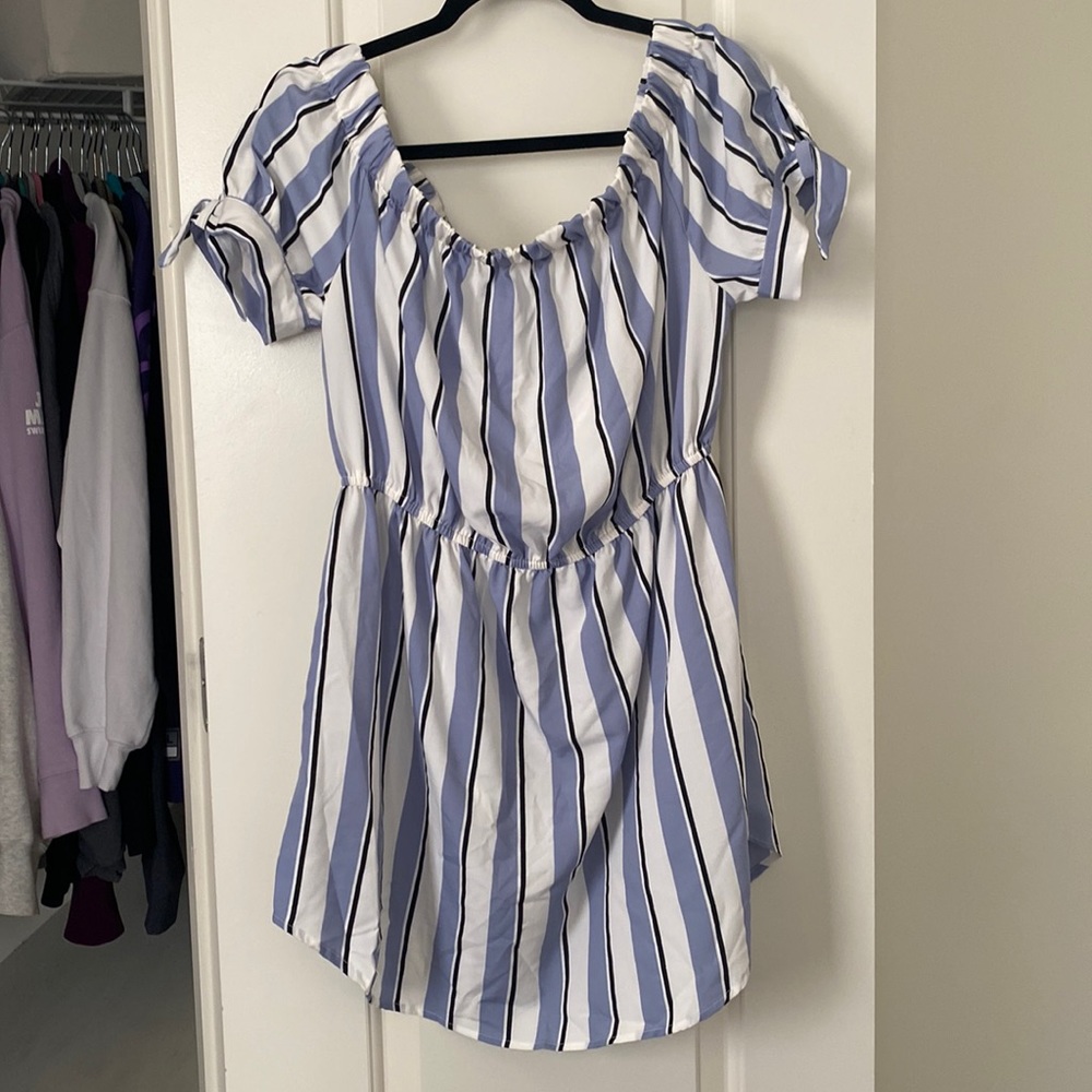Off the shoulder summer dress